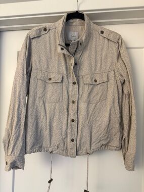 Rails Beige Leopard Utility Jacket